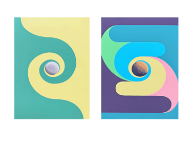 Limited Edition Serigraph prints, by New York artist Sean Gannon and Taller75Grados CDMX