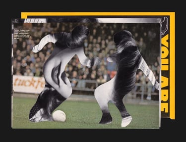 Karl Russell Vickers - The Beautiful Game Collage series