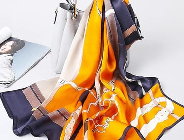 100% Mulberry Silk Long Scarf for Women