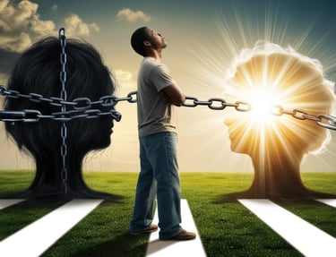 un hombre pensativo está reflexionando s