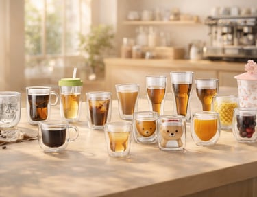 Custom Double Wall Glassware Wholesale in China