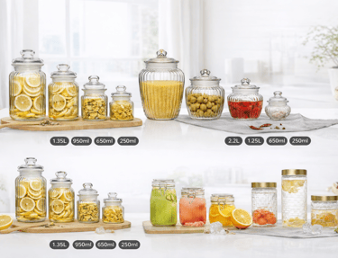 Glass Storage Jars Manufacturer in China