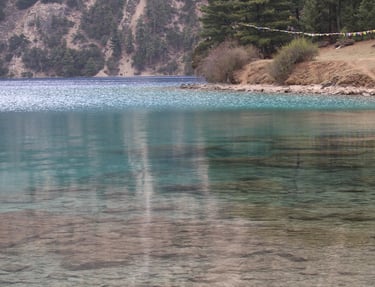 phoksundo lake in dolpo - nepal trekking