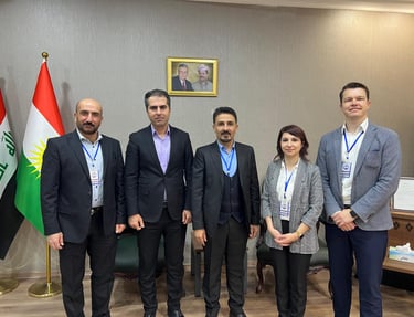 ur team meeting with Department of Non-Government Organizations, Kurdistan Region, oct. 2024