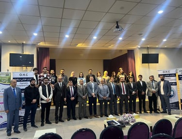 Meeing the faculty of Cihan University, Erbil, Kurdistan, Iraq. 2024.