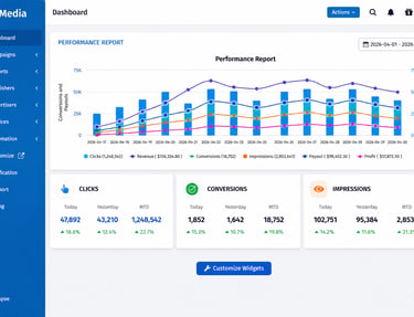 Real-time traffic and campaign performance monitoring