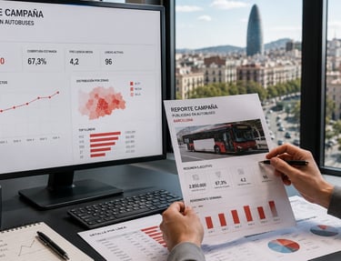 Reporte Publicidad Autobuses Barcelona