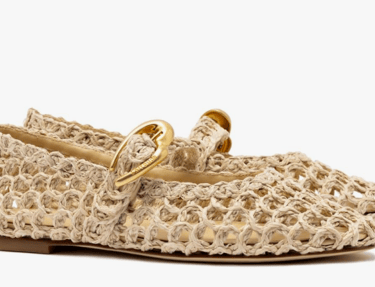 Larroudée Macrame Flat sandals