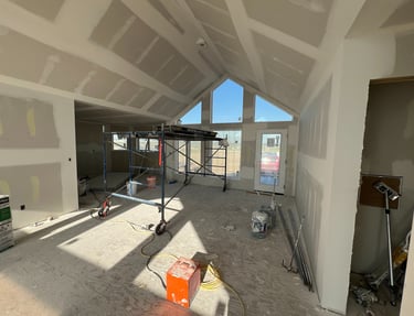 Knockdown Texture of a house in Calgary