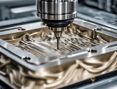 Cortador maquinando una Pieza