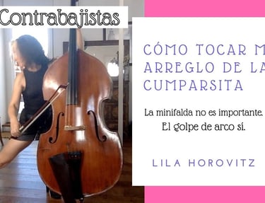 La cumparsita, para contrabajo solo en mi canal de Youtube