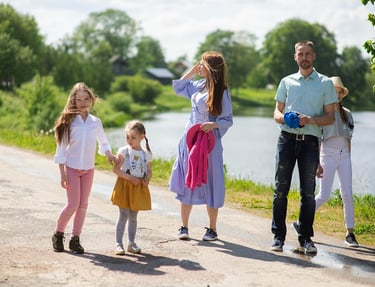 Tooute le famille en sortie ce dimanche dans les Ardennes