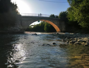rivière drôme canoé kayak baignade canyonning