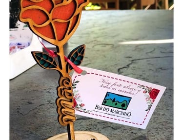 Flor em MDF