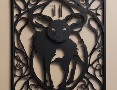 Quadro decoração Lobo
