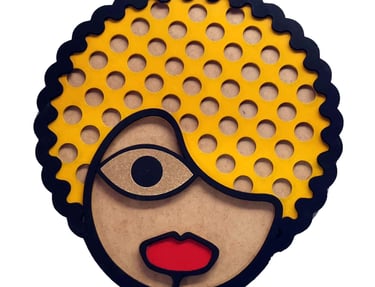 Decoração MDF pintado