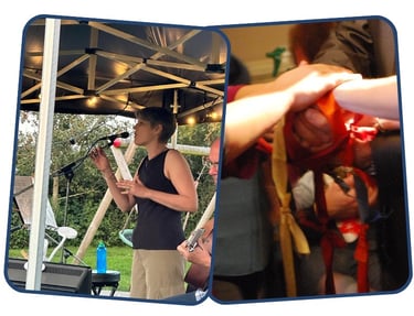 Lisa Singing and Hand-fasting