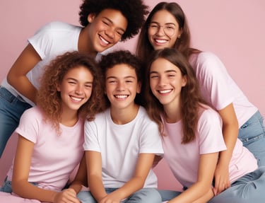 A serene therapy room with comfortable seating.