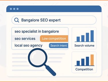 graphic image of keyword research