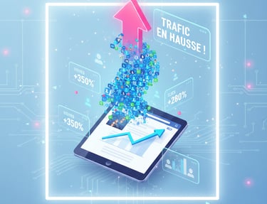 trafic en hausse seo brest