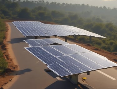 A satisfied client standing next to their newly installed solar panels.