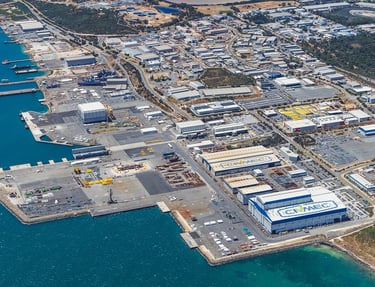 Picture of industrial area and sites, Henderson and Kwinana