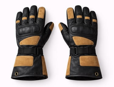 Heat-resistant leather gloves suitable for high-temperature handling tasks