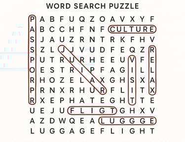 Travel Word Search 