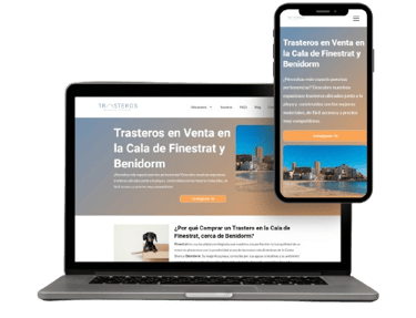 diseño web trasteros benidorm