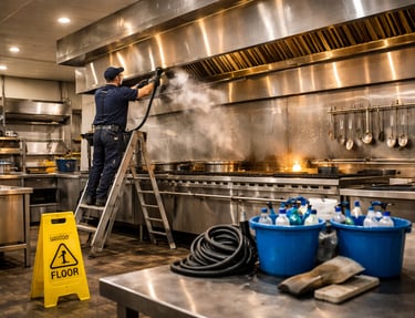 NFPA 96 compliant hood cleaning service