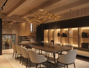 Luxury Gold Chandelier Architectural Lighting by Premanand Lightz