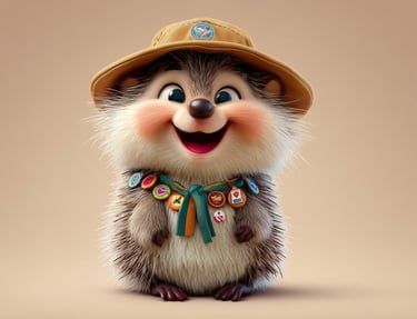 Tumbleberry Hedgehog - kindness scout