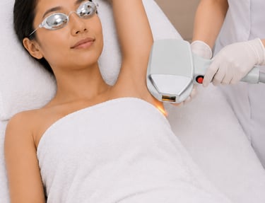 Diode laser hair removal device
