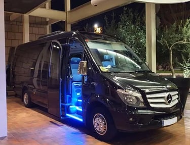 Mercedes Sprinter executive luxury van for group chauffeur transportation