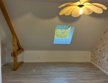 chambre d'enfant rénovée