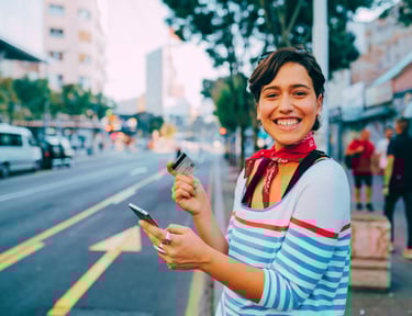 Bankeaz | A migrant happy to get Bankeaz card and bank account