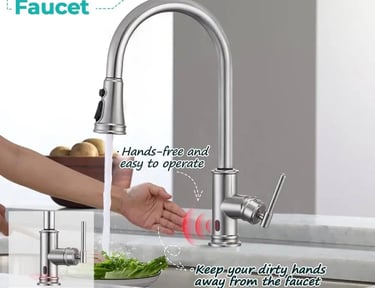 Robinet à infrarouge pour cuisine