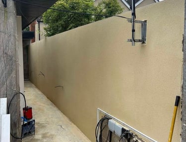 wall rendered by franklins