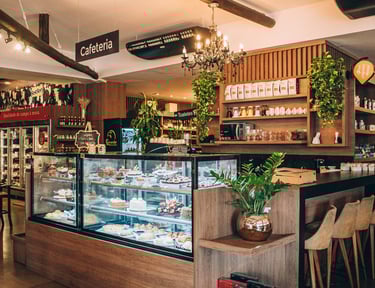 two people toasting wine glasses with food