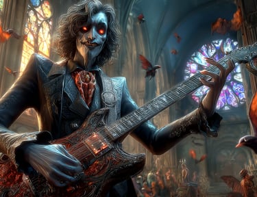 halloween dance music EmberVox album art