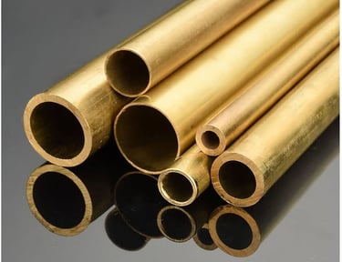Tube rond laiton