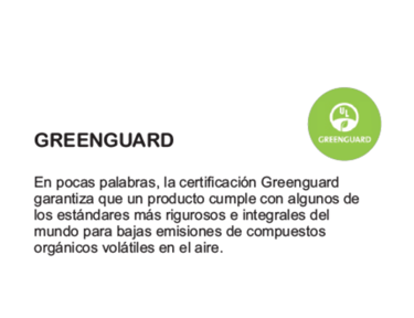Certificación Greenguard