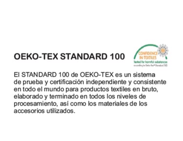 Certificación Oeko.Tex Standard 100