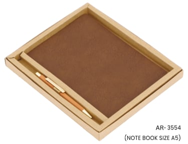 Set of pen & notebook