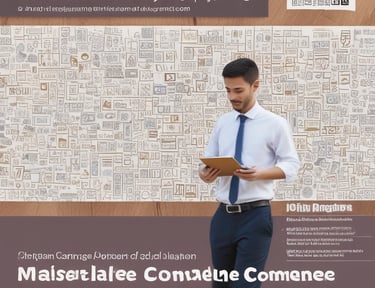 A student reading a book in a cozy library setting.