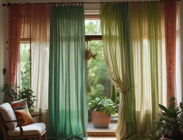 A bright bedroom showcasing a comfortable bed and matching wooden furniture.