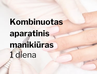 Kombinuotas aparatinis manikiūras