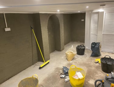 a cella being refurbished by general builds in malvern