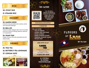 Image of Pa Fah Menu items of Lao food