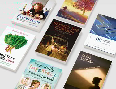 Books, typesetting by Michelle Pirovich, Squeezebox